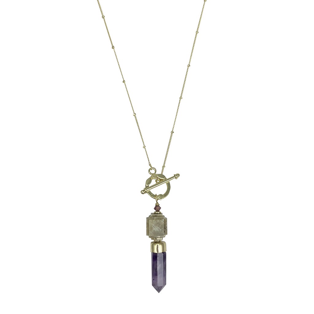 crystal lariat necklace