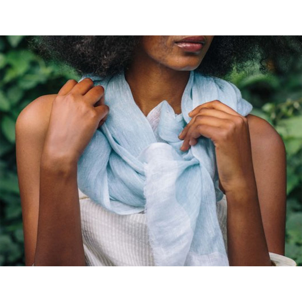 ethiopia linen scarf