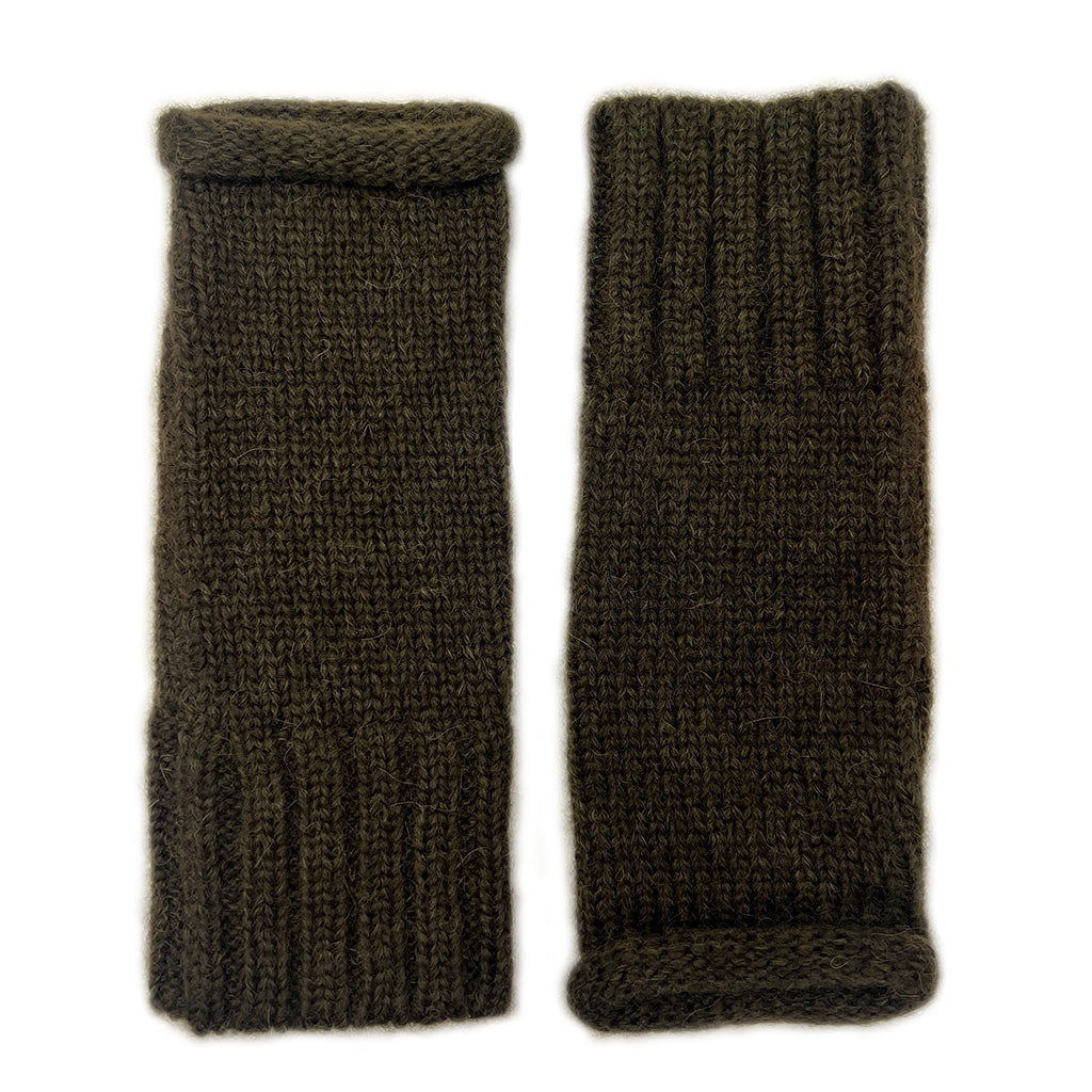 army green camo alpaca gloves