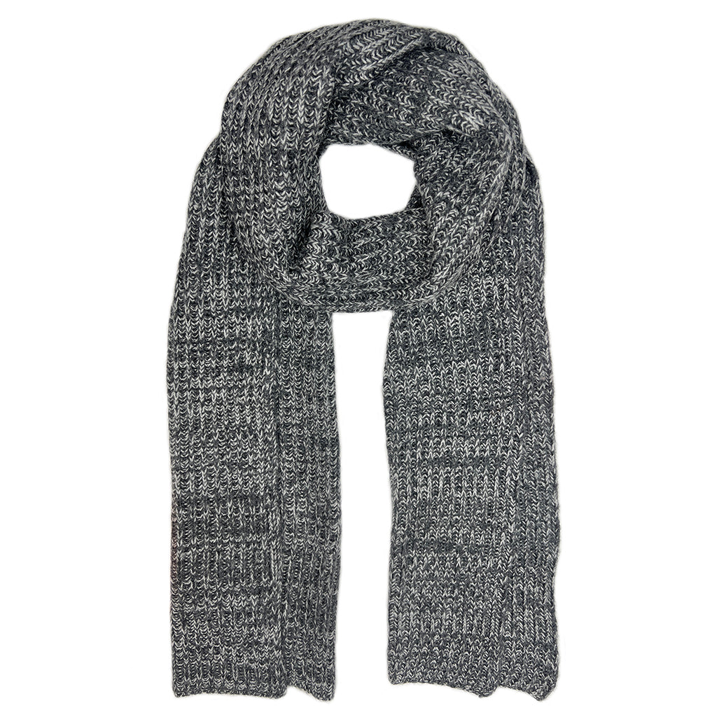 black gray kit cashmere scarf