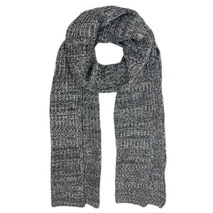 black gray kit cashmere scarf