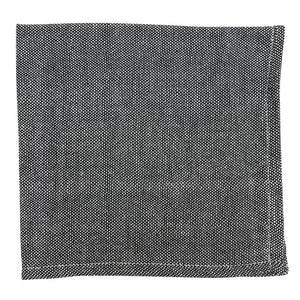 black white cloth napkin