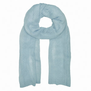 blue alpaca scarf

