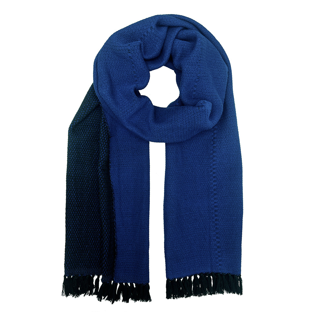 fair trade cotton scarf gray