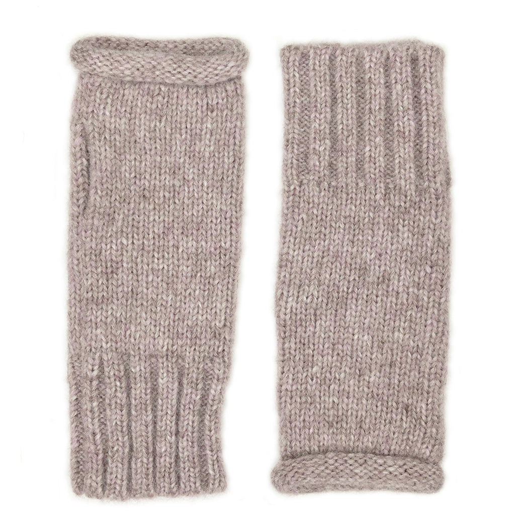 blush pink alpaca gloves