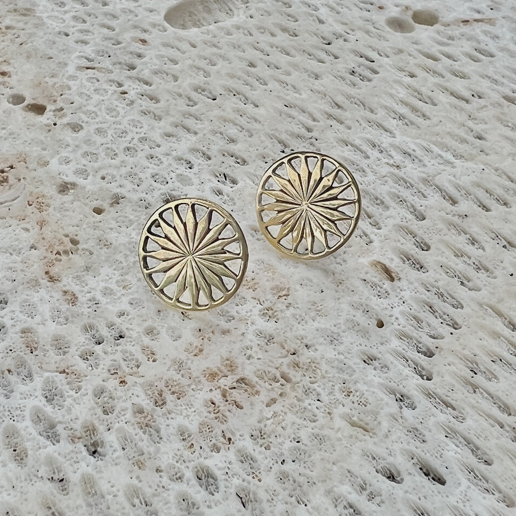 sunshine stud earrings