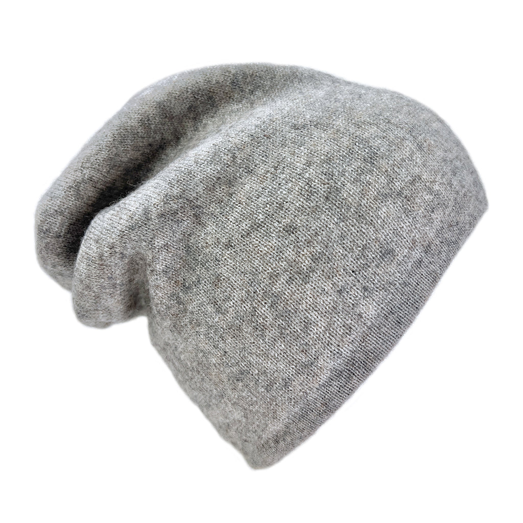 cashmere beanie gray