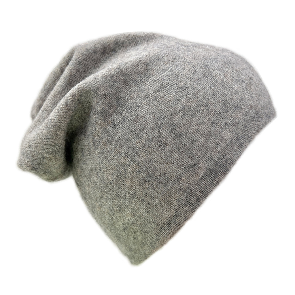 gray cashmere hat