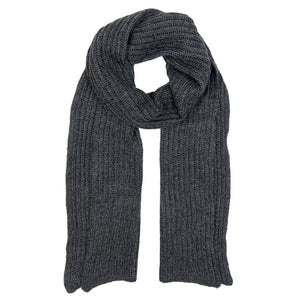 charcoal graphite cashmere scarf
