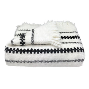 chunky alpaca throw blanket
