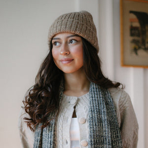 fair trade knit beanie