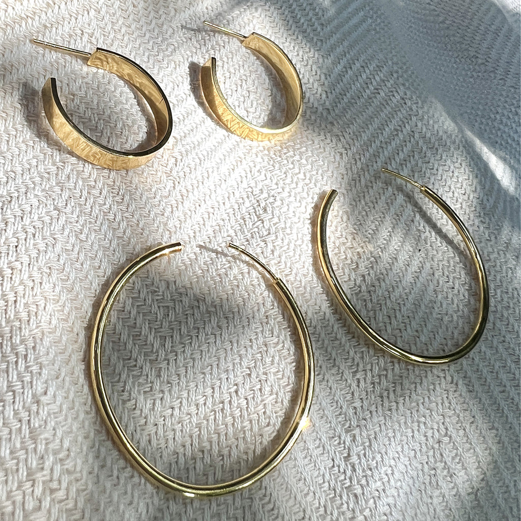 gold hoop earrings fair trade
