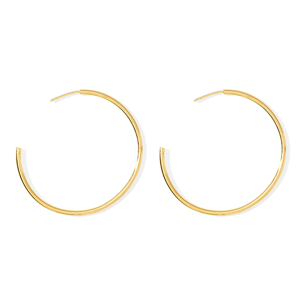 classic small gold hoops