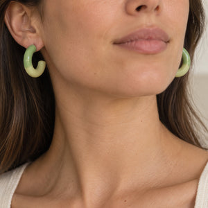 green resin hoops