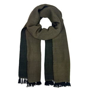 brown handloom scarf