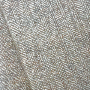 herringbone cashmere scarf beige
