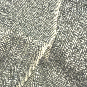 herringbone cashmere scarf close up