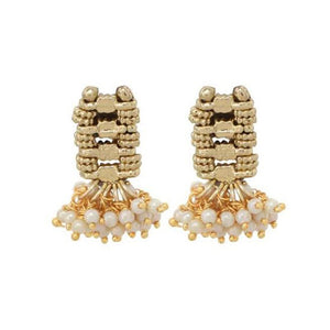 india gold pearl earrings