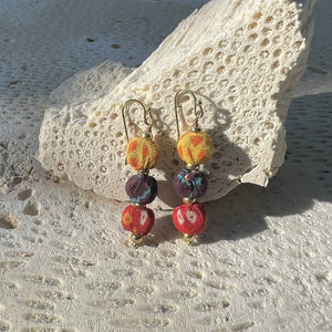 kantha earrings