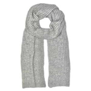 light gray cashmere scarf