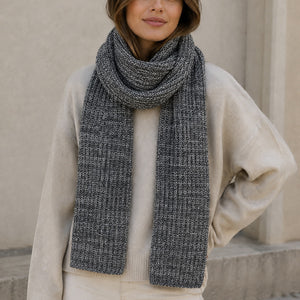 marled cashmere scarf
