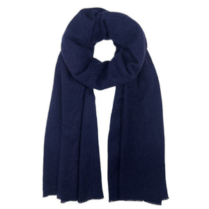 navy blue cashmere scarf
