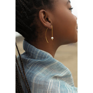 pearl fair trade earrings