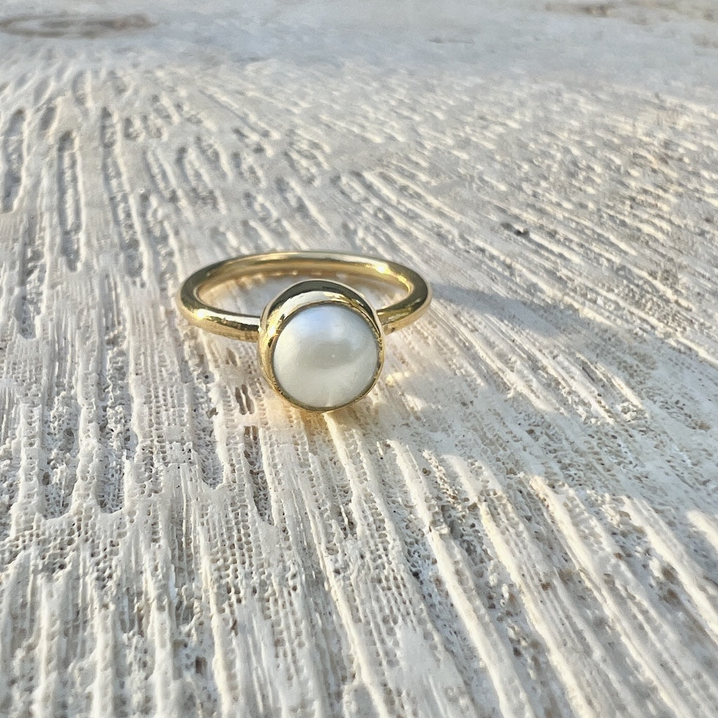 pearl fair trade ring