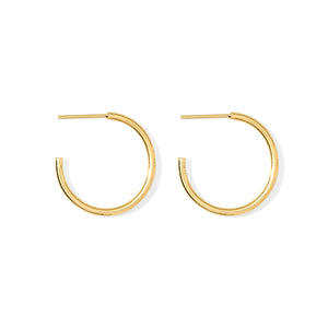 classic small gold hoops