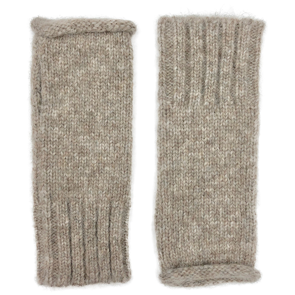 alpaca fingerless gloves