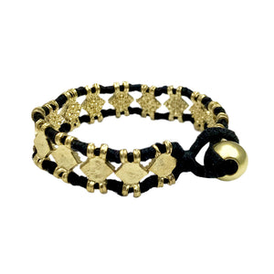 Black Diamond Gold Bracelet
