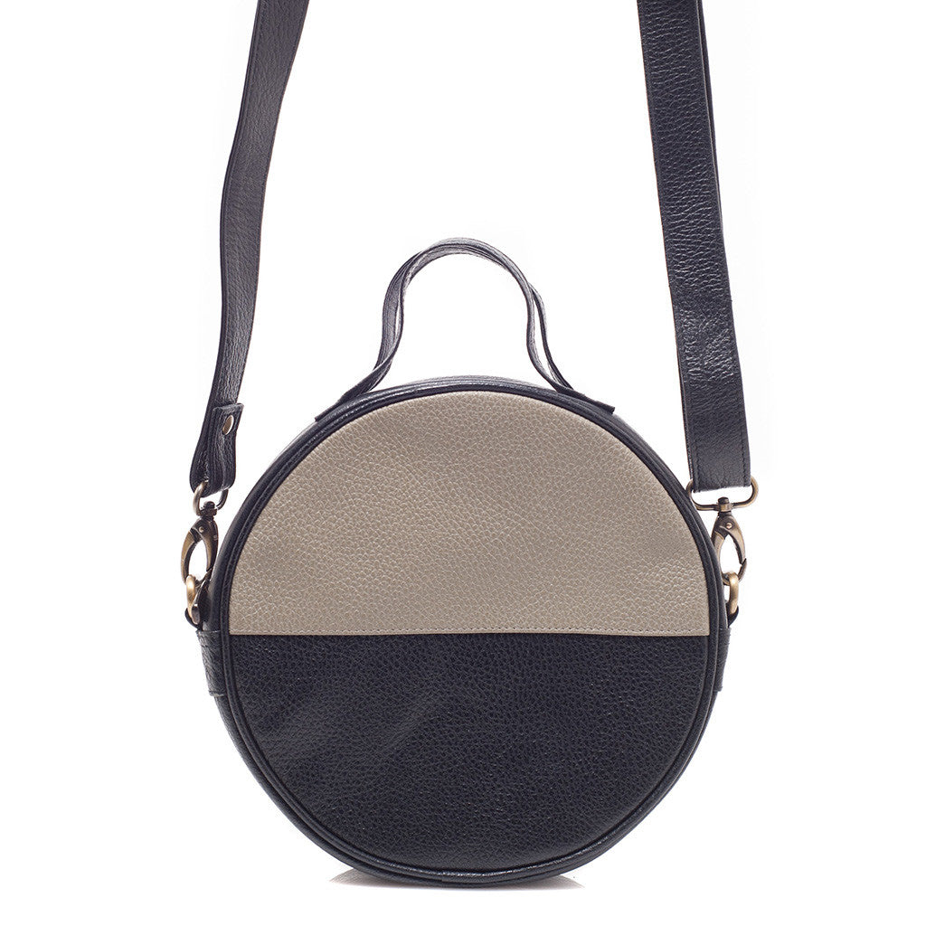 leather moon bag