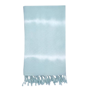blue tie dye turkish towel