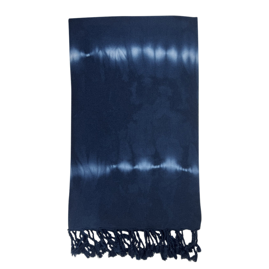 blue tie dye  turkish towel