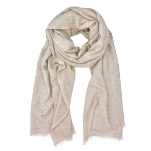 blush cashmere scarf