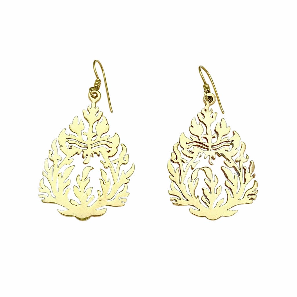 Khmer temple earrings