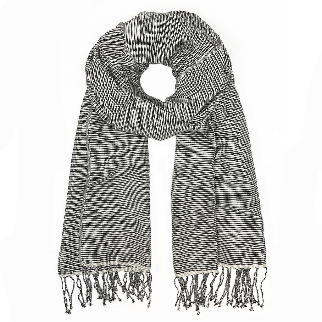 charcoal cambodia scarf