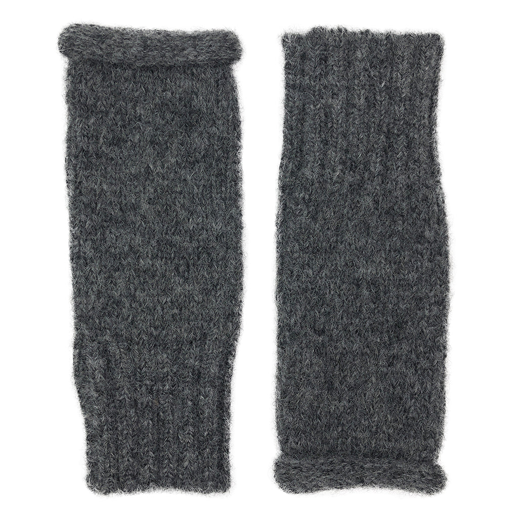 charcoal gray alpaca gloves