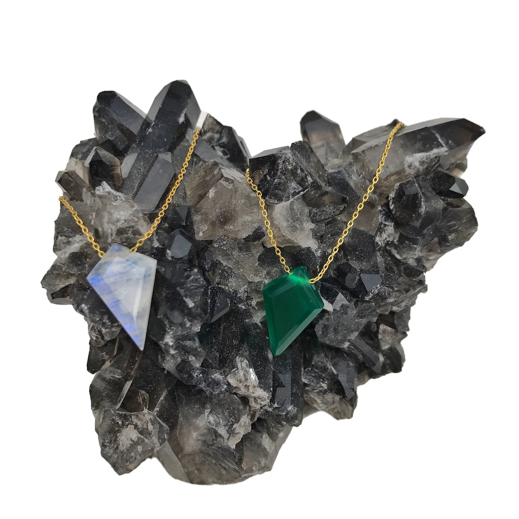 Diamond Gemstone Necklaces