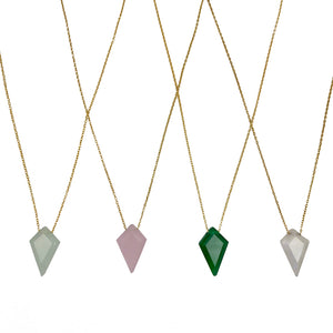 multicolored Diamond Gemstone Necklaces
