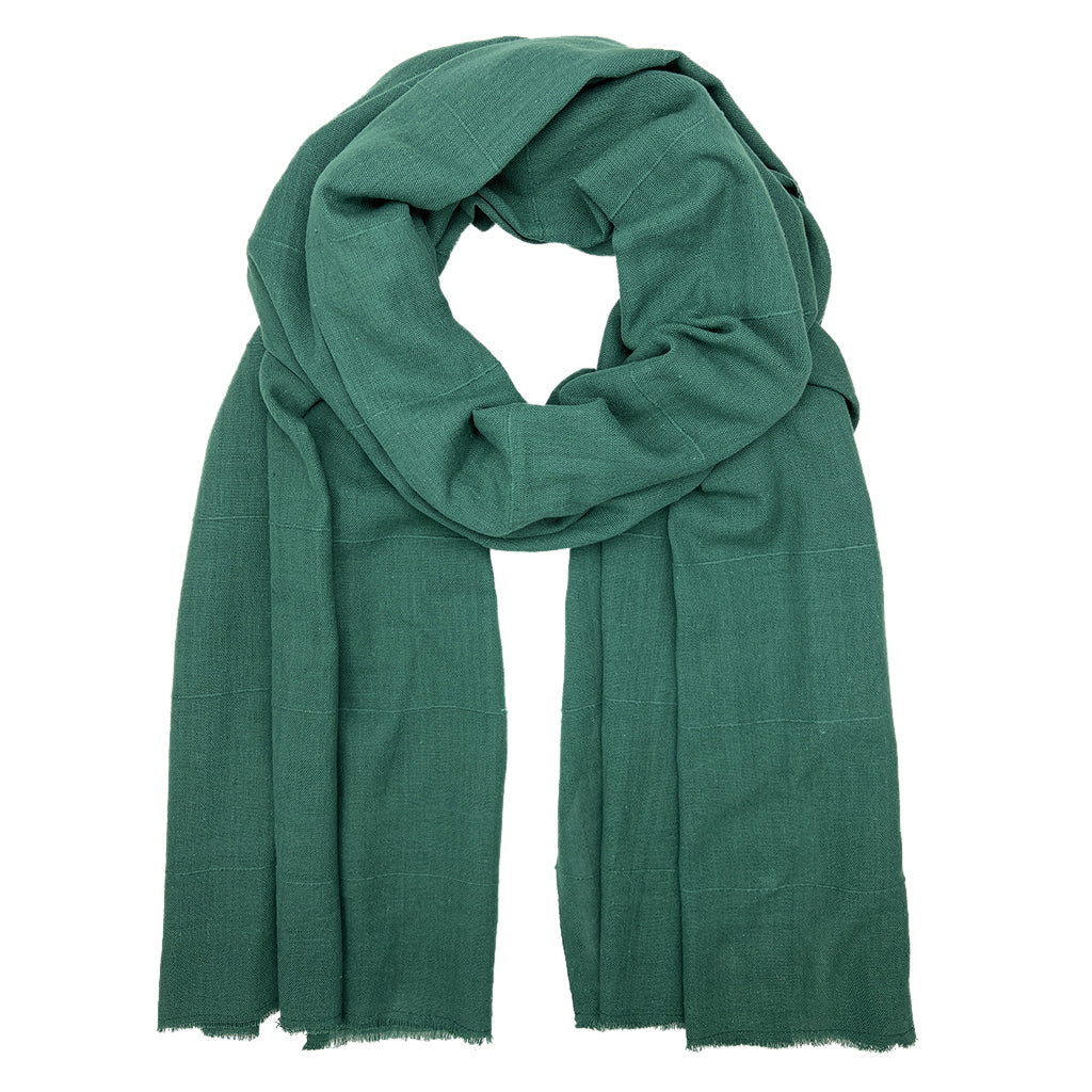 ethiopia handmade scarf green