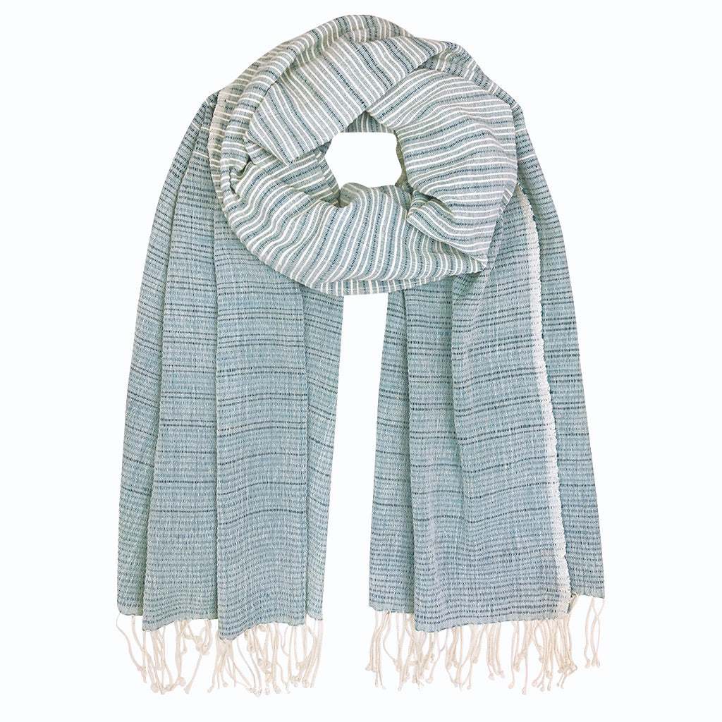 ethiopia stripe cotton scarf