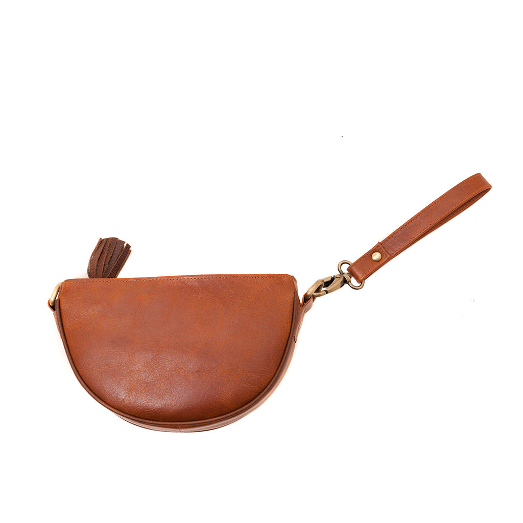 Brown Leather Crossbody Bag
