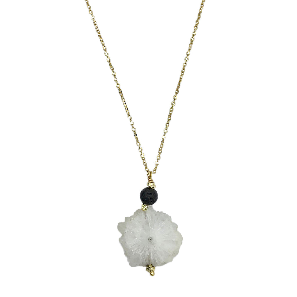 solar quartz necklace