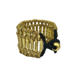 Fair Trade Gold Cuff Bracelet