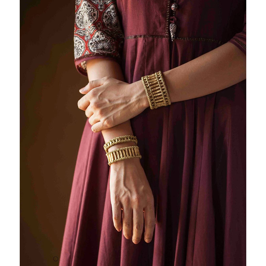 Slate + Salt Gold Cuff Bracelet