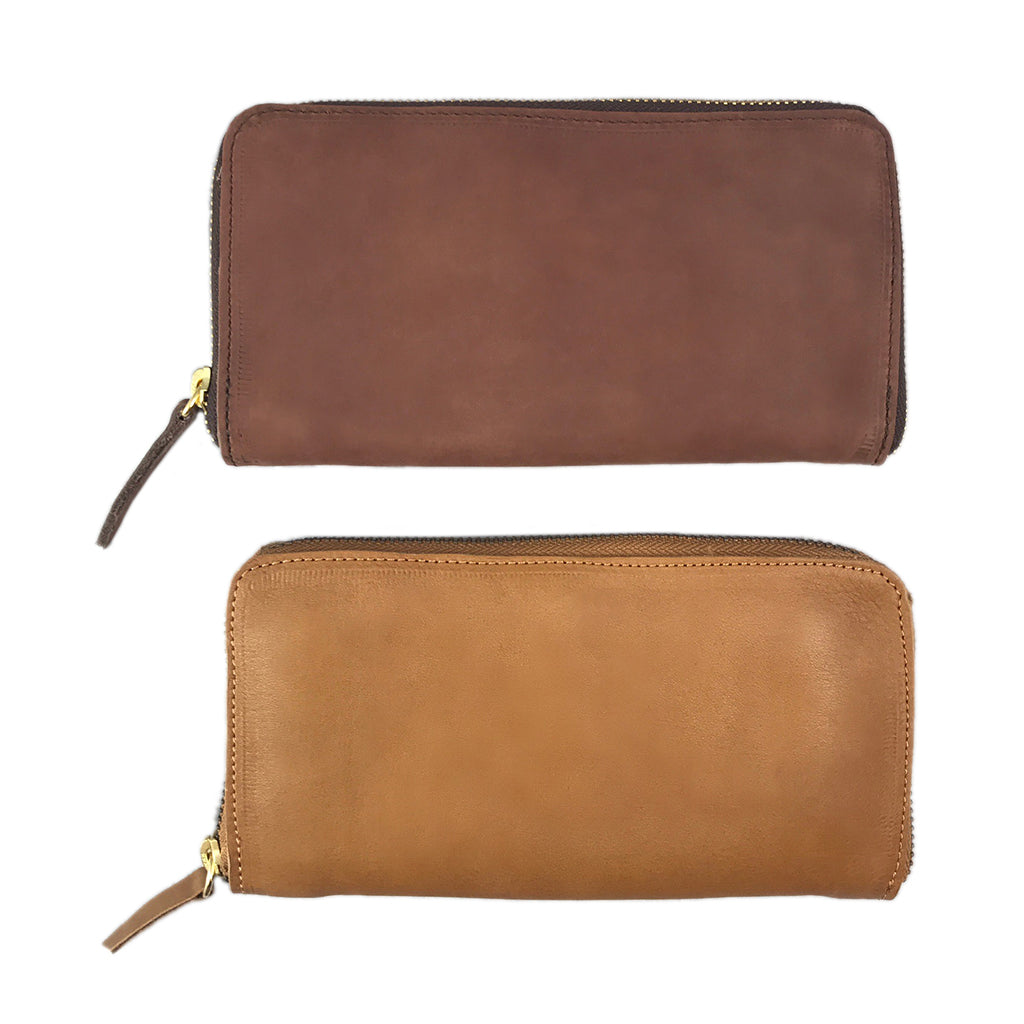 Slate + Salt Brown Leather Wallets