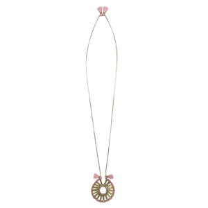 Pink Boho Tassel Necklace