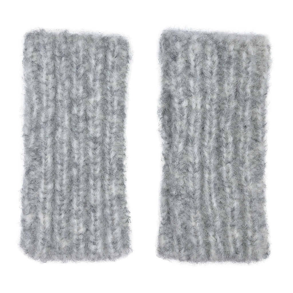 gray alpaca gloves