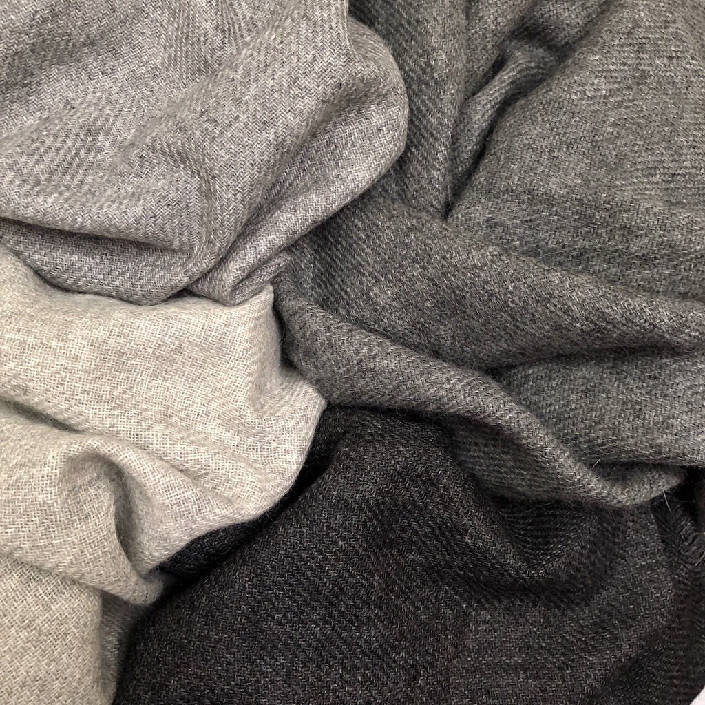 gray cashmere scarves